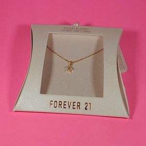 Gold Plated Cubic Zirconia Necklace